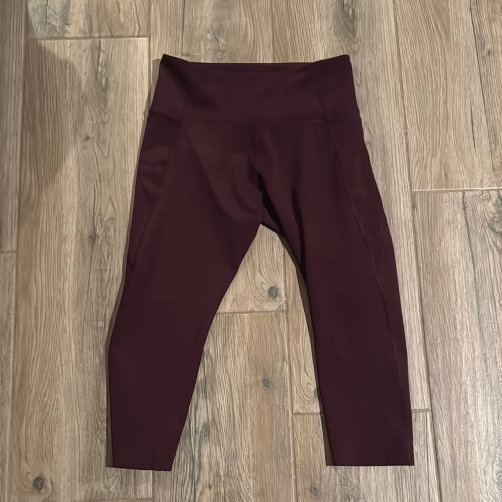 Lorna Jane Burgundy Leggings